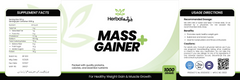 Herbalist Mass Gainer+ | Healthy Weight Gain & Muscle Growth Support