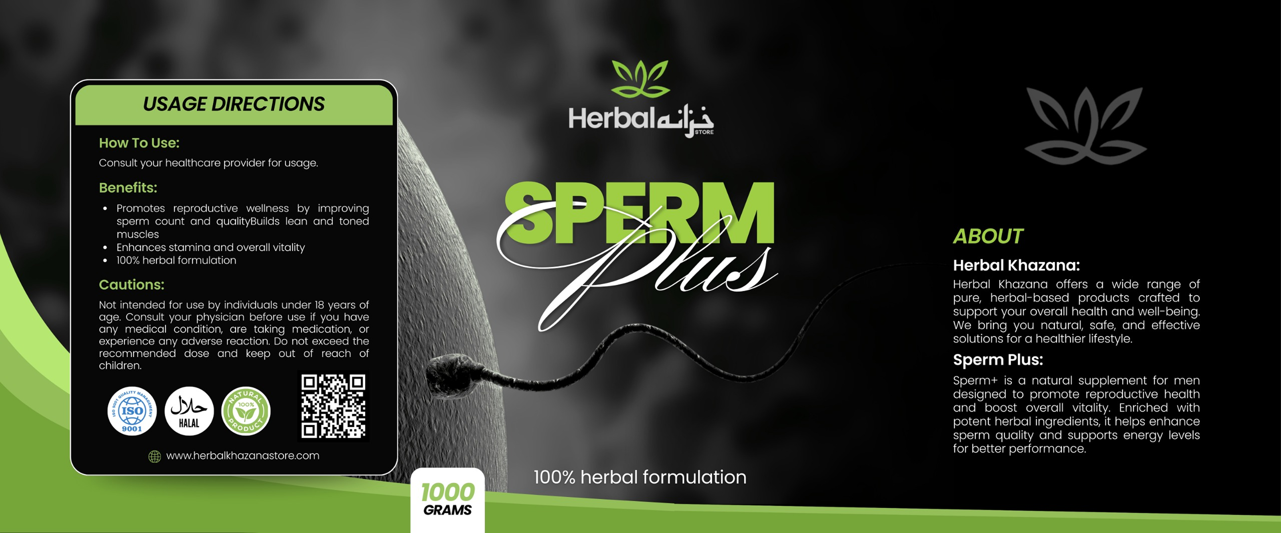 Herbal Sperm Booster | Natural Male Vitality & Fertility Support
